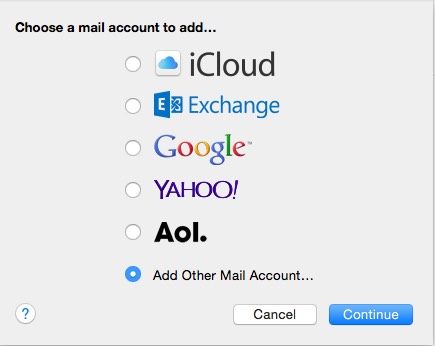 Mac Email Set Up